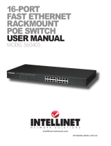 Intellinet 16-Port Fast Ethernet Rackmount PoE Switch Quick Install Guide