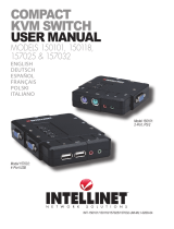 Intellinet 4-Port Compact KVM Switch Instrukcja obsługi