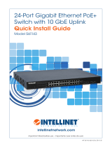 Intellinet 24-Port Gigabit Ethernet PoE  Switch with 10 GbE Uplink Quick Installation Guide
