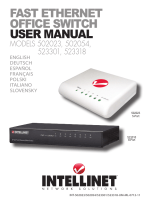 Intellinet 5-Port Fast Ethernet Office Switch Instrukcja obsługi