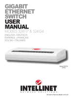 Intellinet 8-Port Gigabit Ethernet Switch Instrukcja obsługi