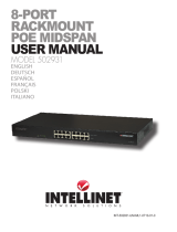 Intellinet 8-Port PoE Midspan Instrukcja obsługi
