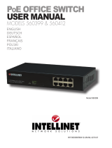 Intellinet 8-Port PoE Office Switch Instrukcja obsługi