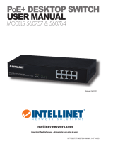 Intellinet 8-Port Fast Ethernet PoE  Switch Instrukcja obsługi