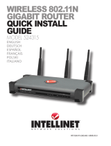 Intellinet Wireless 802.11n Gigabit Router Instrukcja obsługi