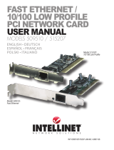 Intellinet PCI 10/100 LP Instrukcja obsługi