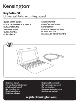 Kensington KeyFolio Fit Instrukcja obsługi