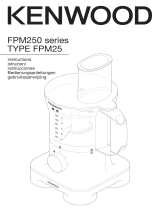 Kenwood FPM250 series Instrukcja obsługi