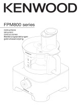 Kenwood FPM800 series Instrukcja obsługi