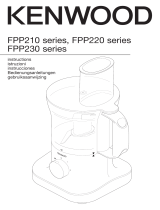 Kenwood FPP220 series Instrukcja obsługi