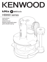 Kenwood kMix triblade HB890 series Instrukcja obsługi