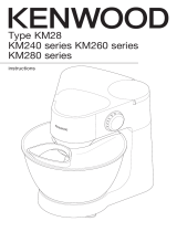 Kenwood KM260 series Instrukcja obsługi