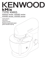 Kenwood kMix Almond Stand Mixer KMX52 Instrukcja obsługi
