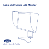 LaCie 321 LCD Monitor Instrukcja obsługi