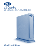 LaCie d2 Quadra Hard Drive USB 2 Instrukcja obsługi