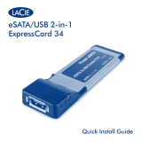 LaCie eSATA/USB Card Instrukcja instalacji