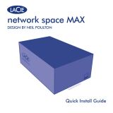 LaCie Network Space MAX Instrukcja obsługi