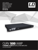 LD Sys­tems Curv 500 IAMP Instrukcja obsługi