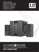 LD Systems Dave 8 Roadie Instrukcja obsługi