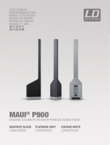 LD Systems Maui P900 W Instrukcja obsługi