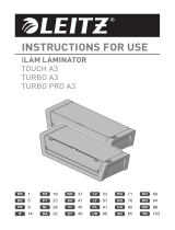 Leitz iLAM TURBO PRO A3 Instrukcja obsługi