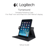 Logitech Turnaround Versatile rotating case for iPad mini Instrukcja instalacji