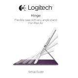 Logitech Hinge Flexible case for iPad Air Instrukcja instalacji