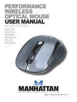 Manhattan  Wireless Optical Mouse Instrukcja obsługi