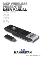 Manhattan MXP 177580 Instrukcja obsługi