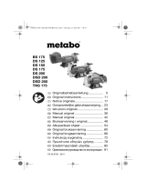 Metabo DSD250 Instrukcja obsługi