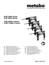 Metabo KHE 2860 Quick Instrukcja obsługi