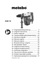 Metabo KHE 76 Instrukcja obsługi