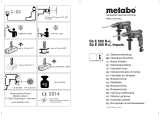 Metabo SB E 600 R L Instrukcja obsługi