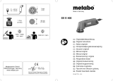 Metabo SXE400 instrukcja