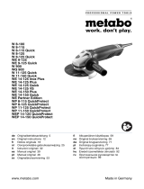 Metabo WE 14-150 Plus Instrukcja obsługi