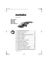 Metabo WX 21-180 Instrukcja obsługi
