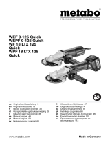 Metabo WF 18 LTX 125 Instrukcja obsługi