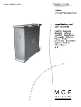 MGE UPS Systems 1500 Instrukcja obsługi