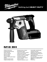 Milwaukee M18 BH Original Instructions Manual
