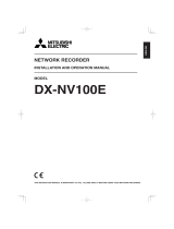 Mitsubishi DX-NV100E Instrukcja obsługi