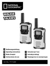 National Geographic FM Walkie Talkie 2piece Set Instrukcja obsługi