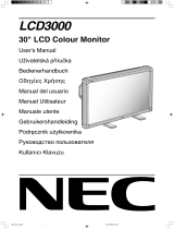 NEC NEC LCD3000 Instrukcja obsługi