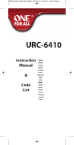 One For All URC 6410 Instrukcja obsługi