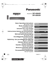 Panasonic DPUB320EG Instrukcja obsługi