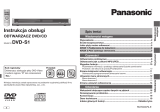 Panasonic DVDS1 Instrukcja obsługi