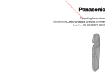 Panasonic ER-GD60-S803 Instrukcja obsługi