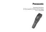 Panasonic ERGP80 Instrukcja obsługi