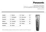 Panasonic ER1511 Instrukcja obsługi