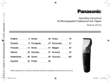 Panasonic ER1512 Instrukcja obsługi