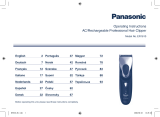 Panasonic ER1610 Instrukcja obsługi